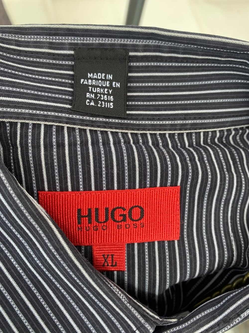 Hugo Boss Men's Vertical Striped Long-Sleeve Dress Shirt
